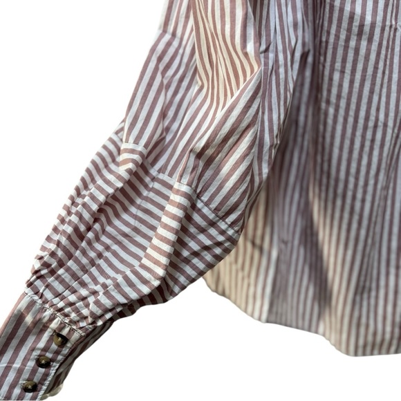 NWT Free People Cotton Striped Top M - Picture 9 of 12